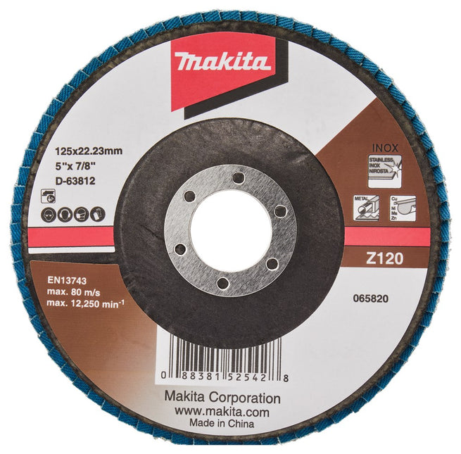 Makita Lamellenschijf 125mm Z120 Lamellensch. 125X22mm 10S – D-63812-10
