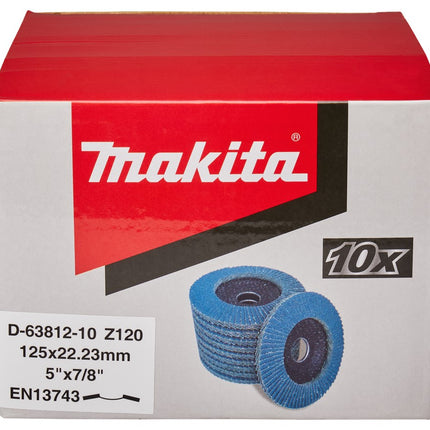 Makita Lamellenschijf 125mm Z120 Lamellensch. 125X22mm 10S – D-63812-10