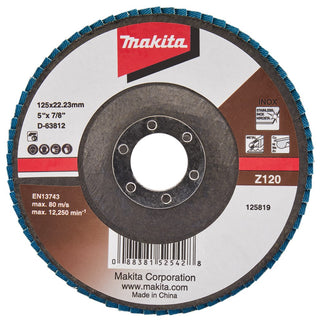 Makita Lamellenschijf 125mm Z120 SCHUURSCH.125X22mm K120 Uni-ZE – D-63812