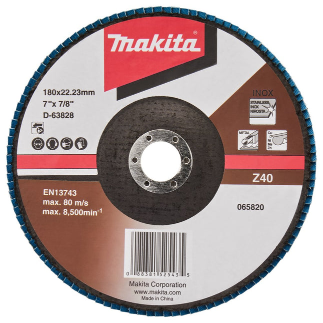 Makita Lamellenschijf 180mm Z40 180X22mm 10st – D-63828-10