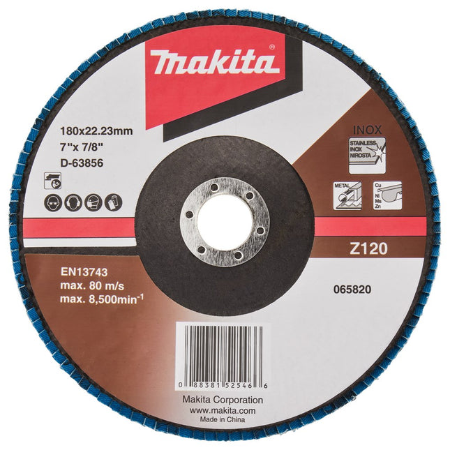 Makita Lamellenschijf 180mm Z120 180X22mm 10S – D-63856-10