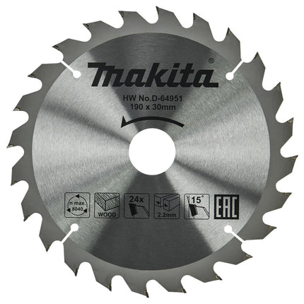 Makita HM Zaagbl 190X30X2,2 T24 – D-64951