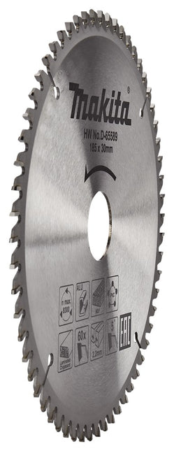 Makita Cirkelzaagblad DIV. Materialen Zaagblad Multi 185X30 60T 5G – D-65589