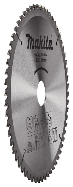 Makita Zaagblad Multi 210X30 60T 5G Multizaagblad 210X30X2,4 – D-65604