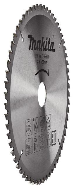Makita CIRKELZAAGBLAD 216X30X2,4 60T 5G        D-65610