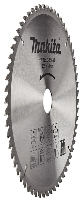 Makita Cirkelzaagblad 235X30X2,4 60T 5G Zaagblad Multi 235X30 – D-65632