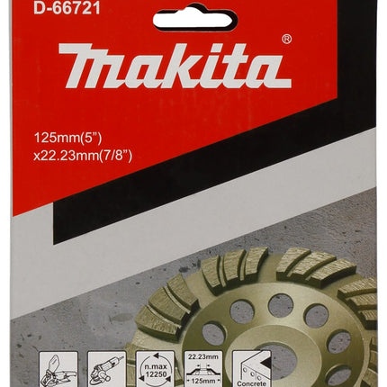 Makita Diamant Komschijf 125mm – D-66721