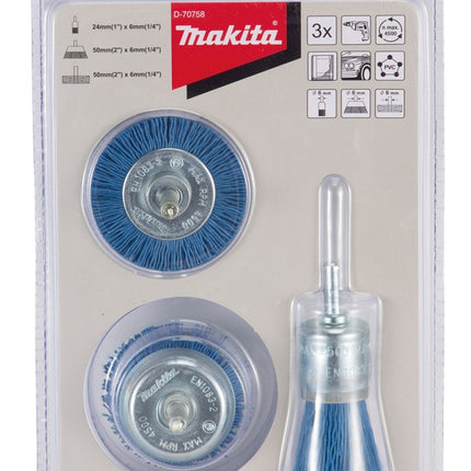 Makita Borstelset 3-Delig – D-70758