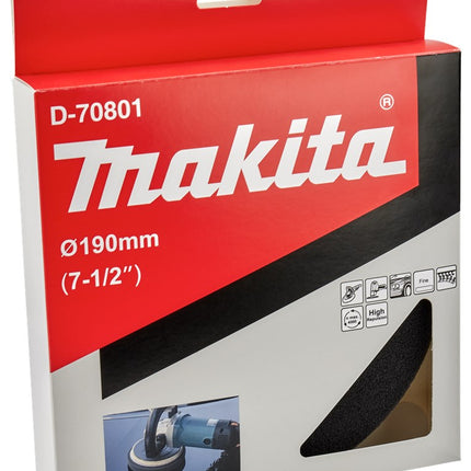 Makita Polijstschijf Spons Zwart 190mm – D-70801