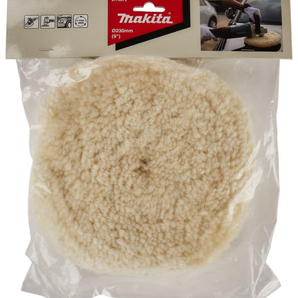 Makita Polijstschijf WOL Wit 230mm Wollenschijf – D-70873