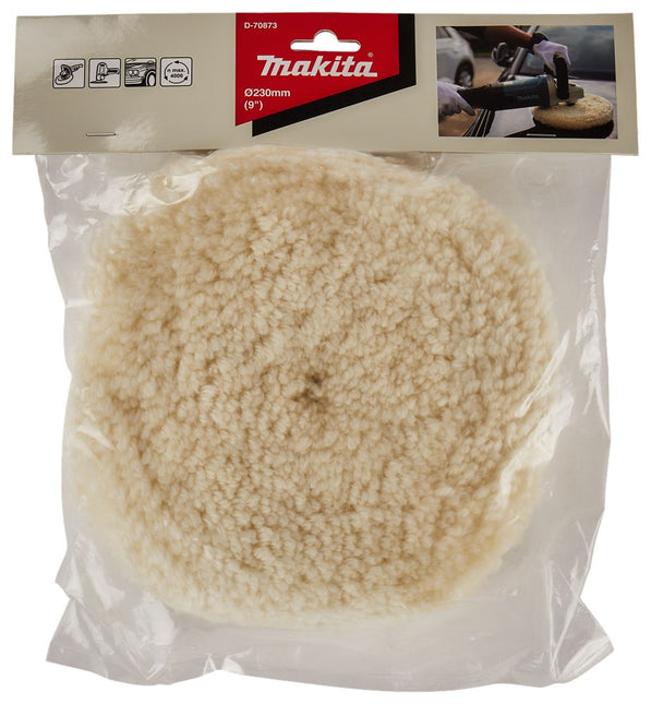 Makita Polijstschijf WOL Wit 230mm Wollenschijf – D-70873