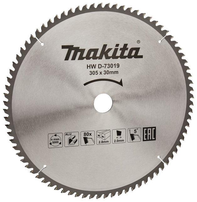 Makita HM Zaagblad ALU 305X30 80T 5G 350X30 – D-73019