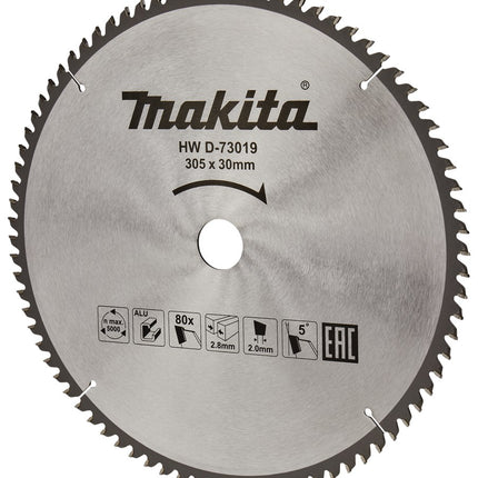 Makita HM Zaagblad ALU 305X30 80T 5G 350X30 – D-73019