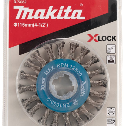 Makita Kegelborstel 100mm X-LOCK Wielborstel 115mm – D-73352