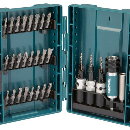 Makita BOOR-/schroefbitset 29-Delig QUAD Driver Schroef/finder Set 29-DLG – D-73477