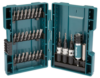 Makita BOOR-/schroefbitset 29-Delig QUAD Driver Schroef/finder Set 29-DLG – D-73477