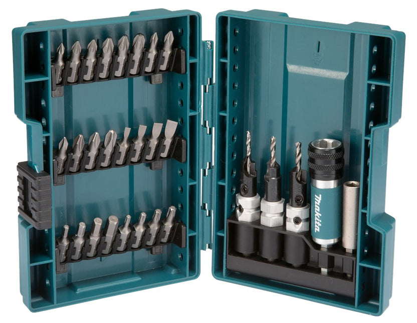 Makita BOOR-/schroefbitset 29-Delig QUAD Driver Schroef/finder Set 29-DLG – D-73477