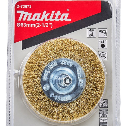 Makita Rondborstel ZK1/4" " X63mm – D-73673