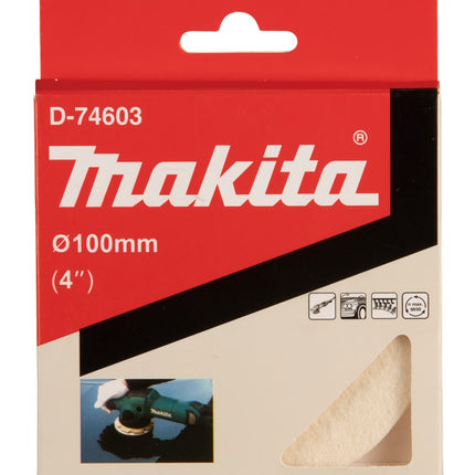 Makita Poetsschijf VILT 100mm – D-74603