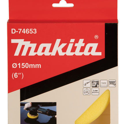 Makita Polijstschijf Spons Geel 150mm – D-74653