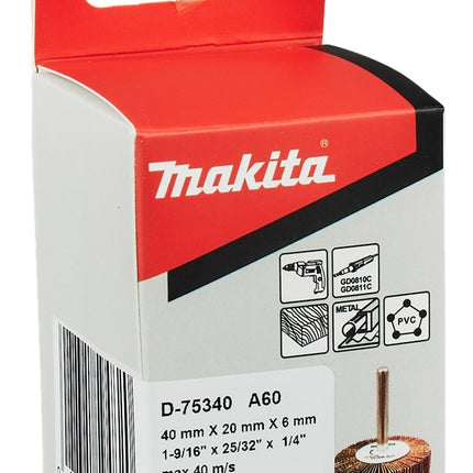 Makita Lamellenschuurrol 20X40mm A60 Lamellenborstel 40X20X6 K60 – D-75340