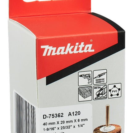 Makita Lamellenschuurrol 20X40mm A120 Lamellenborstel 40X20X6 K120 – D-75362