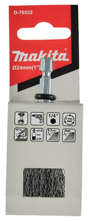 MAKITA D-76532 PENSEELBORSTEL 1/4"X24MM
