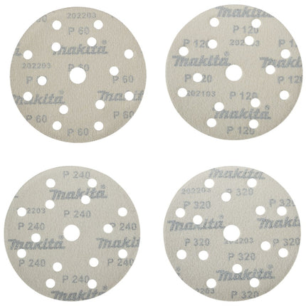 Makita Schuurschijfset 150mm Red Velcro – D-77235