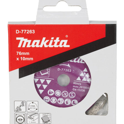 Makita DIAMANTSCHIJF  76X10X1,4MM