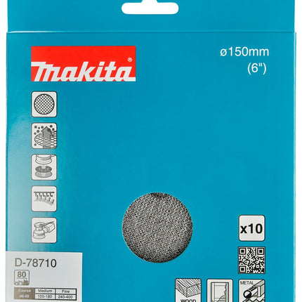 Makita SCHUURNET 150MM K80 D-78710