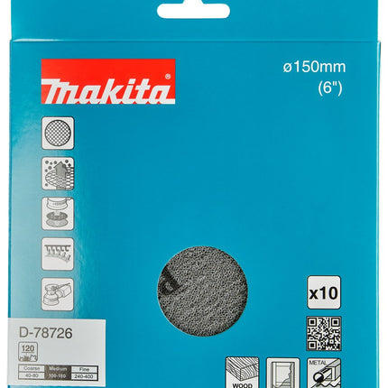 Makita SCHUURNET 150MM K120 D-78726