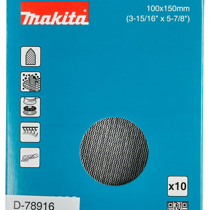 Makita SCHUURNET 100X150MM K180 D-78916