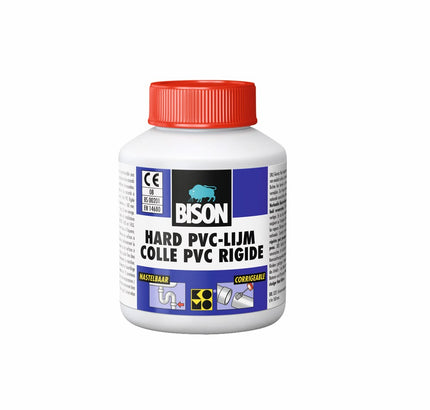 6305949 Bison Rigid PVC Adhesive Bottle 100 ml NL/FR