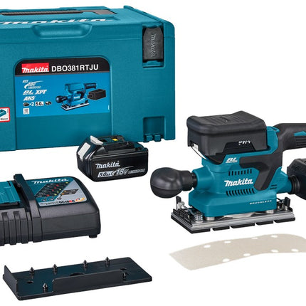Makita DBO381RTJU 18V Vlakschuurmachine