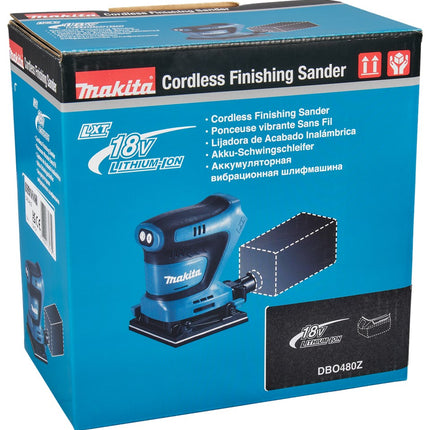 Makita DBO480Z 18V Handpalm Vlakschuurmachine