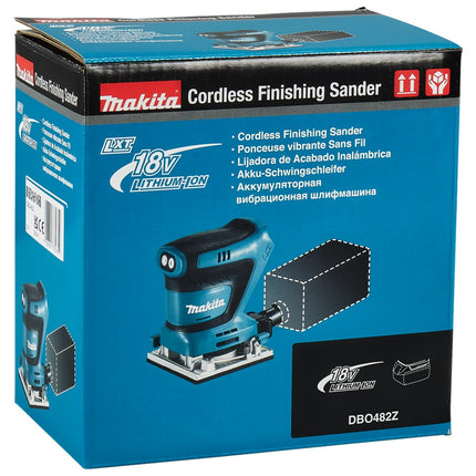 Makita DBO482Z 18V Handpalm Vlakschuurmachine