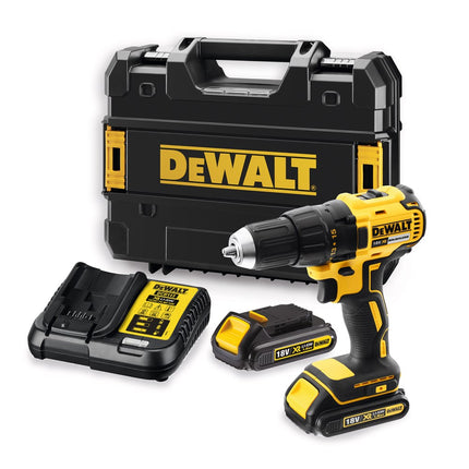 DeWALT 18v xr brushless schroef-/boormachine 2x 1,5ah in tstak DCD777S2T