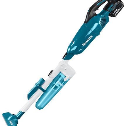 Makita DCL280FTC 18V Steelstofzuiger Blauw