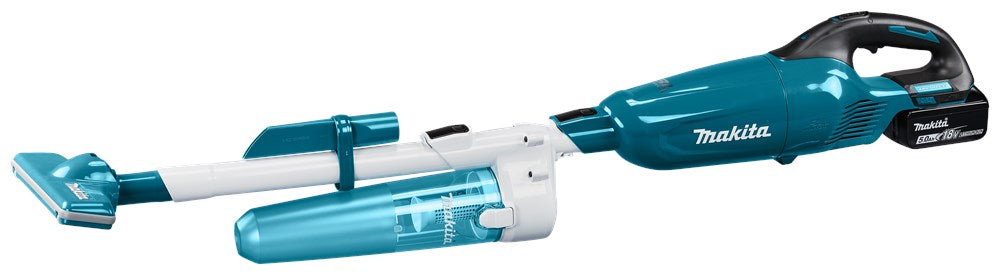 Makita DCL280FTC 18V Steelstofzuiger Blauw