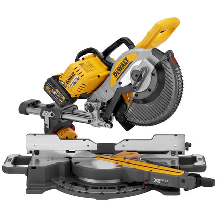 DeWALT 54v xr flexvolt 250mm afkort- en verstekzaag - 2x 6.0ah accu's en snellader DCS727T2