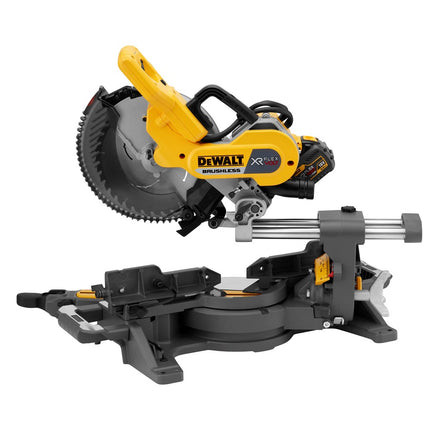 DeWALT 54v xr flexvolt 250mm afkort- en verstekzaag - 2x 6.0ah accu's en snellader DCS727T2