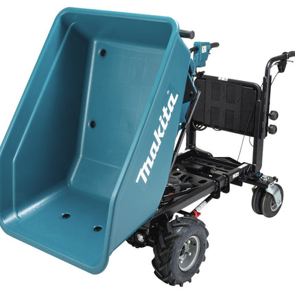 MAKITA DCU601Z DUMPER 2X18V             MET ELEKTRISCHE KIEPBARE BAK