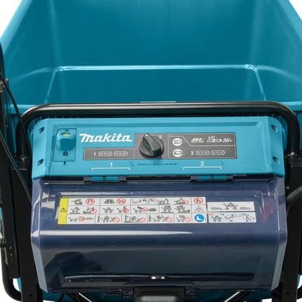 Makita DCU605Z LXT 2x 18V Accu Transporter met Laadbak