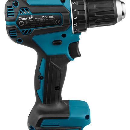 Makita DDF485RFJ KLOPBOORSCHROEFMACHINE 18V 3,0 AH ACCU (2 ST)