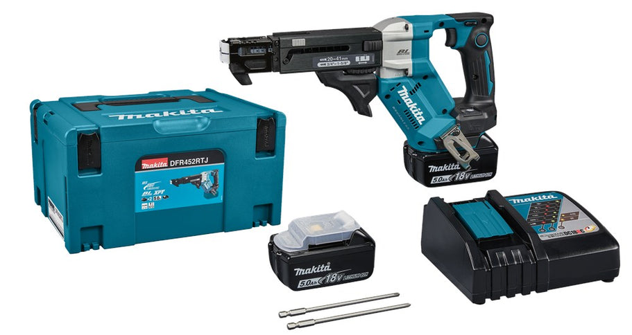 Afbeelding Makita 18 v schroefautomaat 3/4" tot 1 5/8" (20 tot 41 mm) DFR452RTJ
