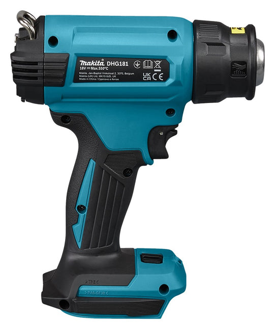 Makita DHG181ZK 18V Heteluchtpistool
