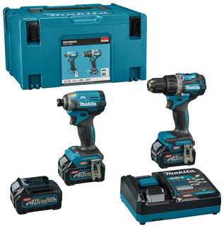 Makita DK0198G201 40V 2-Delige Max Combiset Boren en Slagschroeven