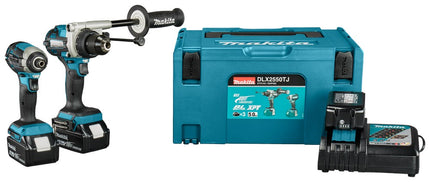Afbeelding Makita lxt 18 v combiset (klop)boren en (slag)schroeven DLX2550TJ