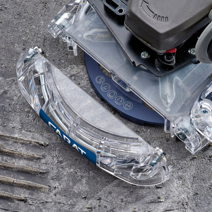 Carat DUSTPROTECT STOFKAP 115/125MM SLIJPKOP  TRANSPARANT