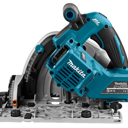 Makita DSP600ZJ2 2X18V Invalcirkelzaag 165mm met Geleiderail